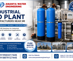 Industrial RO Plant Manufacturers Near Me
