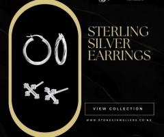 Shop Breathtaking Sterling Silver Earrings | Stonex Jewellers