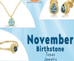 Exquisite Topaz Jewelry - Perfect November Birthstone Gift at DWS Jewellery