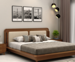 Embrace Elegance: Teak Wood Beds at 55% Off – Upgrade Your Bedroom Today!