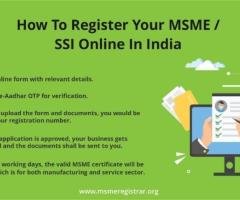 Udyam Registration – Online MSME Registration & Certificate Help