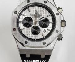Audemars Piguet Royal Oak Offshore Chronograph White Dial Rubber Strap Watch