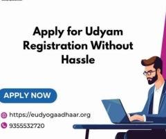 Apply for Udyam Registration Without Hassle