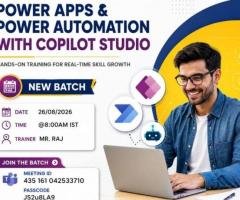Power Apps & Power Automate New Batch Starts Soon