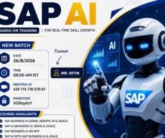 Join the SAP AI Online Training New Batch on August 26th