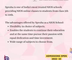 NIOS Schools in Hyderabad | SPRUHA