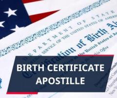 Apostille Birth Certificate Services In India
