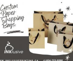 Custom Paper Shopping Bags | Inklusive Printing