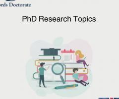 PhD Research Topics in UK