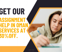 Get our assignment help in Oman services at 30%off.