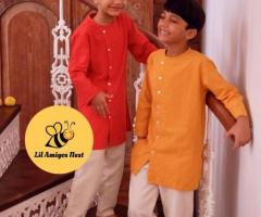 Shop for Baby Boys Ethnic Wear Clothing Items at Lil Amigos Nest with Christmas Sale Offer