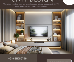 Transform Your Bedroom TV Unit Designs | Interiors Studio