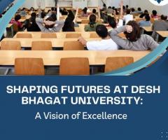 Shaping Futures at Desh Bhagat University: A Vision of Excellence