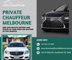 Get Private Chauffeur Melbourne Online With LimoChauffeurMelbourne