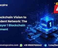 Transform Blockchain Ideas into Networks with Layer 1 Blockchain Development