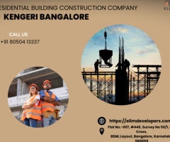 Residential Building Construction Company in Kengeri Bangalore