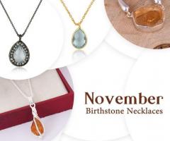 DWS Jewellery: Wholesale Price November Birthstone Necklaces in Jaipur - Shop Now!