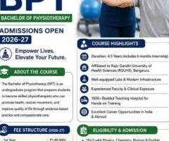 BPT Course Details & Fees 2026-27 | RRCP Bangalore